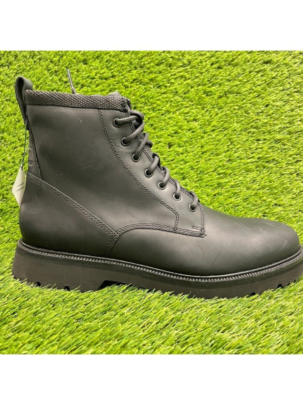 Cole Haan American Classics Mens Size 10 Black Waterproof Plain Toe Ankle Boots